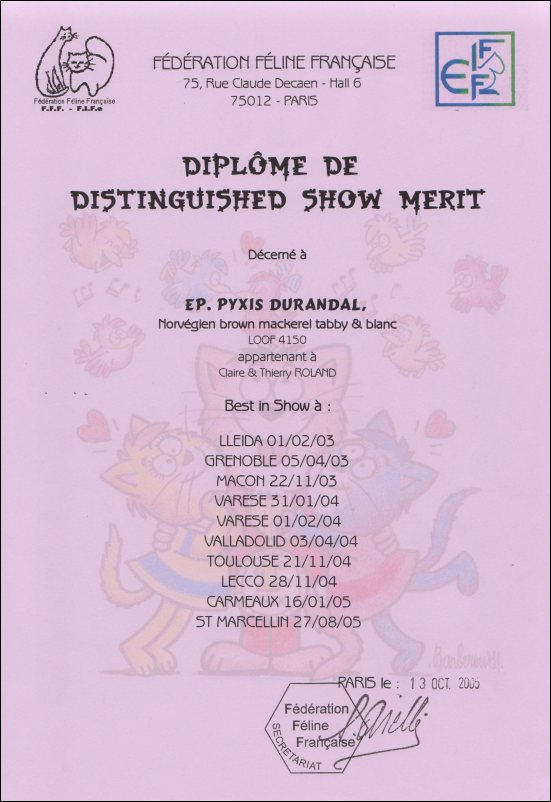 Distinguished Merit Pyxis Durandal
